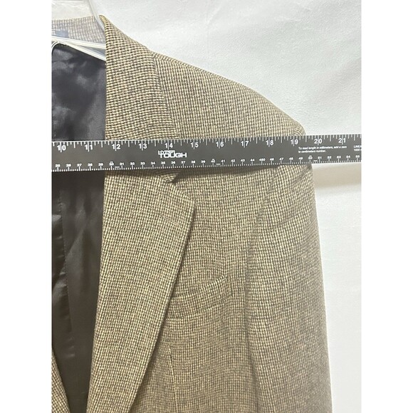 Vintage Cricketeer Mens 42R Wool Camel Hair Tweed Jacket Blazer - Picture 2 of 15